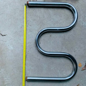 Водяной полотенцесушитель Маргроид Вид 37 М-образный 60x40