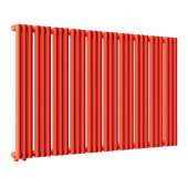 Стальной трубчатый радиатор отопления Empatiko Takt L1-1192-500 Scarlet Red
