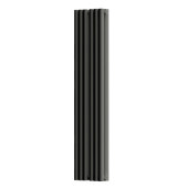 Стальной трубчатый радиатор отопления Empatiko Takt S2-232-1750 Coal Black Стальной трубчатый радиатор отопления Empatiko Takt S2-232-1750 Coal Black