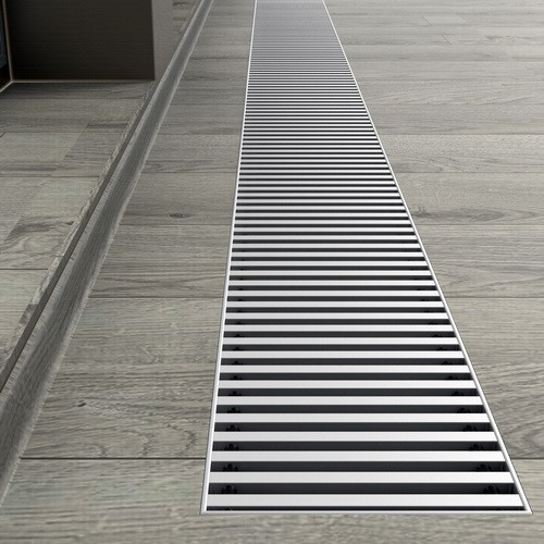 Конвектор внутрипольный КЗТО Бриз 300x80x2400