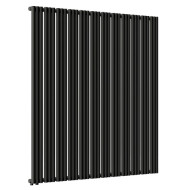 Стальной трубчатый радиатор отопления Empatiko Takt L1-1432-2000 Coal Black