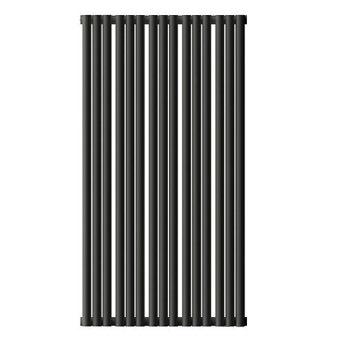 Стальной трубчатый радиатор отопления Empatiko Takt S2-592-1750 Coal Black  Стальной трубчатый радиатор отопления Empatiko Takt S2-592-1750 Coal Black