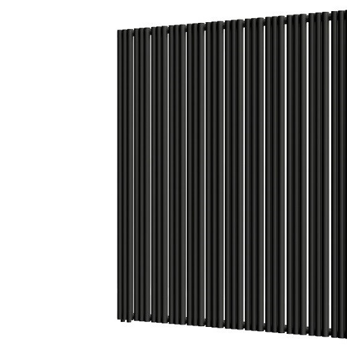 Стальной трубчатый радиатор отопления Empatiko Takt L1-1552-2000 Coal Black