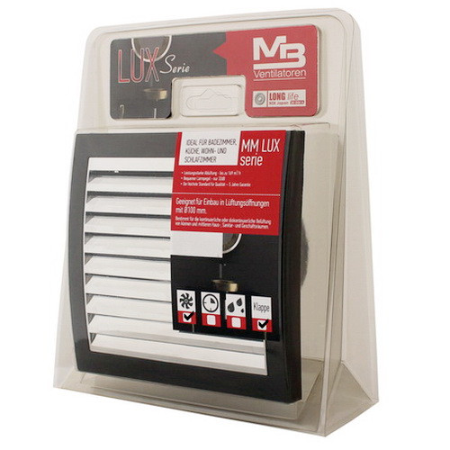 Бытовой вентилятор MMotors JSC MM 100/110 - люкс, квадрат, черный хром