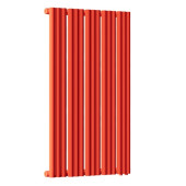 Стальной трубчатый радиатор отопления Empatiko Takt R1-592-1750 Scarlet Red