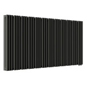 Стальной трубчатый радиатор отопления Empatiko Takt LR2-1432-500 Coal Black Стальной трубчатый радиатор отопления Empatiko Takt LR2-1432-500 Coal Black