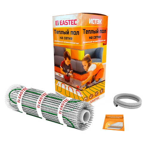 Электрический тёплый пол (мат) под плитку EASTEC ECM - 1,0 Электрический тёплый пол (мат) под плитку EASTEC ECM - 1,0