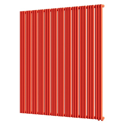 Стальной трубчатый радиатор отопления Empatiko Takt R1-1432-2000 Scarlet Red