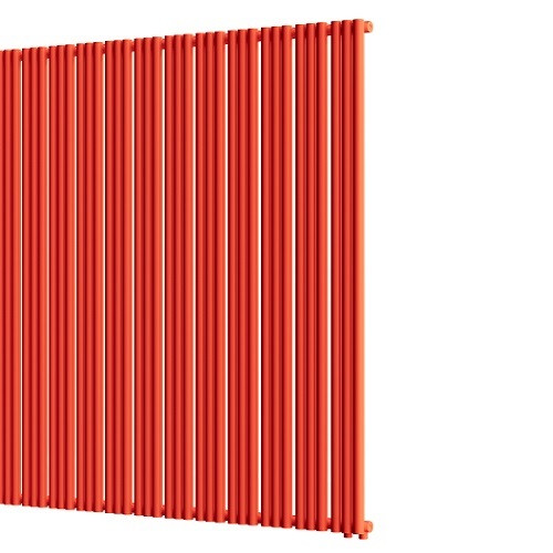 Стальной трубчатый радиатор отопления Empatiko Takt R1-1552-2000 Scarlet Red