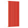 Стальной трубчатый радиатор отопления Empatiko Takt S1-832-2000 Scarlet Red
