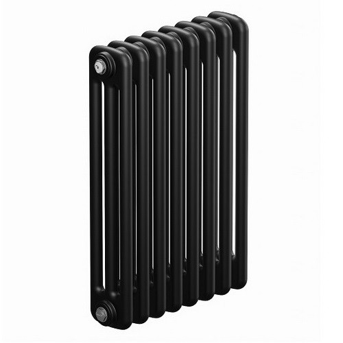 Стальной трубчатый радиатор отопления Rifar Tubog 3057 8 секций Антрацит