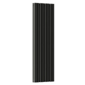 Стальной трубчатый радиатор отопления Empatiko Takt S2-472-2000 Coal Black  Стальной трубчатый радиатор отопления Empatiko Takt S2-472-2000 Coal Black