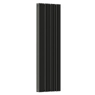 Стальной трубчатый радиатор отопления Empatiko Takt S2-472-2000 Coal Black  Стальной трубчатый радиатор отопления Empatiko Takt S2-472-2000 Coal Black
