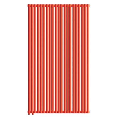 Стальной трубчатый радиатор отопления Empatiko Takt L1-832-2000 Scarlet Red Стальной трубчатый радиатор отопления Empatiko Takt L1-832-2000 Scarlet Red