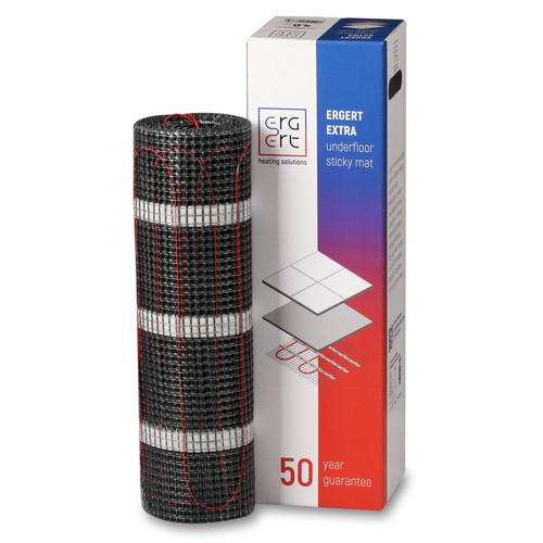 Электрический тёплый пол под плитку ERGERT Extra 200 - 1,5 м2 Электрический тёплый пол под плитку ERGERT Extra 200 - 1,5 м2