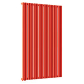 Стальной трубчатый радиатор отопления Empatiko Takt L1-952-2000 Scarlet Red