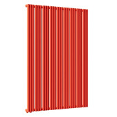 Стальной трубчатый радиатор отопления Empatiko Takt L1-1072-2000 Scarlet Red