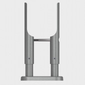 Кронштейн напольный RIFAR регулируемый для 3-x трубчатых радиаторов, цвет - титан Кронштейн напольный RIFAR регулируемый для 3-x трубчатых радиаторов, цвет - титан