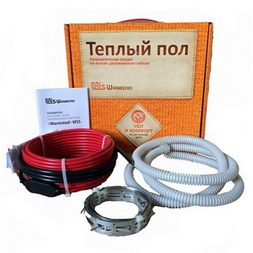 Кабель нагревательный Warmstad WSS - 220 Вт / 15,5 м (1,2-1,5 м2) Кабель нагревательный Warmstad WSS - 220 Вт / 15,5 м (1,2-1,5 м2)