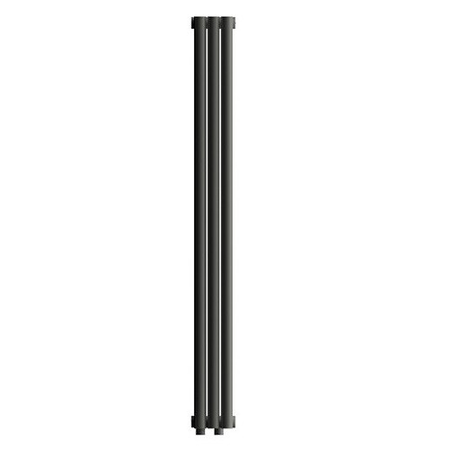 Стальной трубчатый радиатор отопления Empatiko Takt LR2-112-1750 Coal Black Стальной трубчатый радиатор отопления Empatiko Takt LR2-112-1750 Coal Black