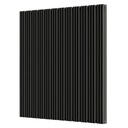 Стальной трубчатый радиатор отопления Empatiko Takt S2-1432-2000 Coal Black