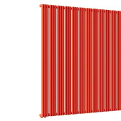 Стальной трубчатый радиатор отопления Empatiko Takt L1-1552-2000 Scarlet Red