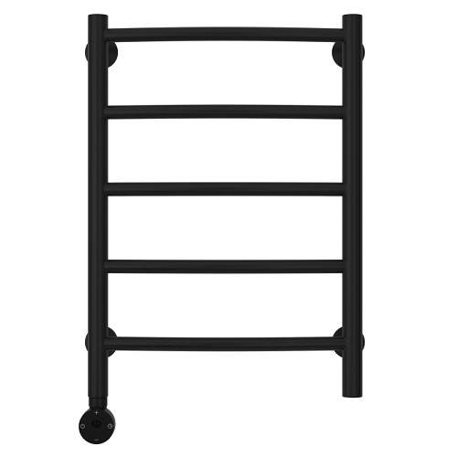 Электрический полотенцесушитель Стилье Формат 12 600х400 левый, матовый чёрный Электрический полотенцесушитель Стилье Формат 12 600х400 левый, матовый чёрный