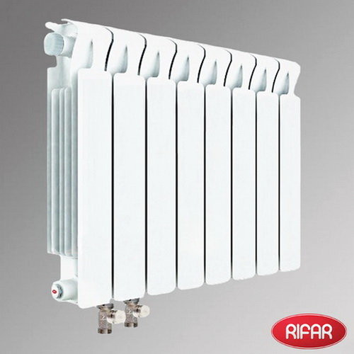 Биметаллический радиатор отопления Rifar Monolit Ventil 300 13 секций Биметаллический радиатор отопления Rifar Monolit Ventil 300 13 секций