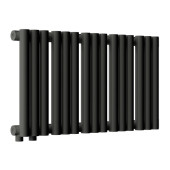 Стальной трубчатый радиатор отопления Empatiko Takt L1-592-200 Coal Black