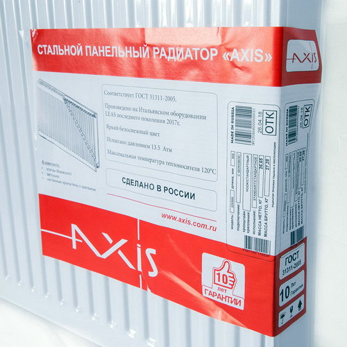 Стальной панельный радиатор отопления Axis Classic 11 500х600 