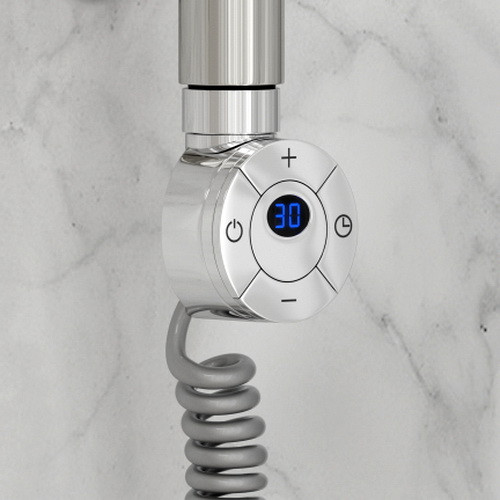 Электрический полотенцесушитель Стилье Формат 12 600х500 правый, хром (без покрытия) Электрический полотенцесушитель Стилье Формат 12 600х500 правый, хром (без покрытия)