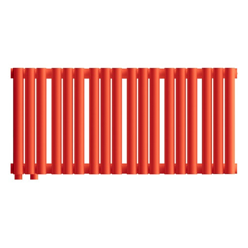 Стальной трубчатый радиатор отопления Empatiko Takt L1-712-200 Scarlet Red Стальной трубчатый радиатор отопления Empatiko Takt L1-712-200 Scarlet Red