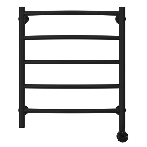 Электрический полотенцесушитель Стилье Формат 12 600х500 правый, матовый чёрный Электрический полотенцесушитель Стилье Формат 12 600х500 правый, матовый чёрный