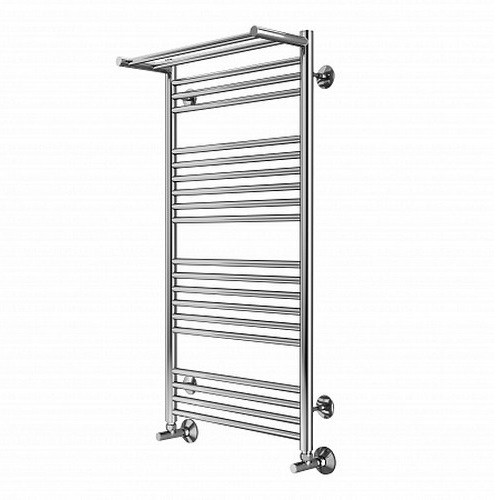 Водяной полотенцесушитель Terminus "Аврора с полкой" П20 500х1010