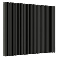 Стальной трубчатый радиатор отопления Empatiko Takt LR2-1432-1750 Coal Black Стальной трубчатый радиатор отопления Empatiko Takt LR2-1432-1750 Coal Black