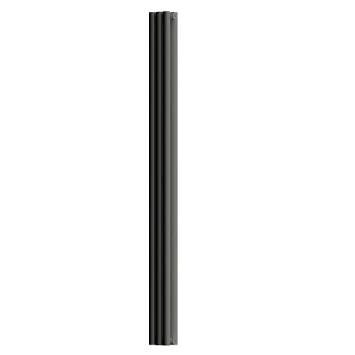 Стальной трубчатый радиатор отопления Empatiko Takt LR2-112-2000 Coal Black Стальной трубчатый радиатор отопления Empatiko Takt LR2-112-2000 Coal Black
