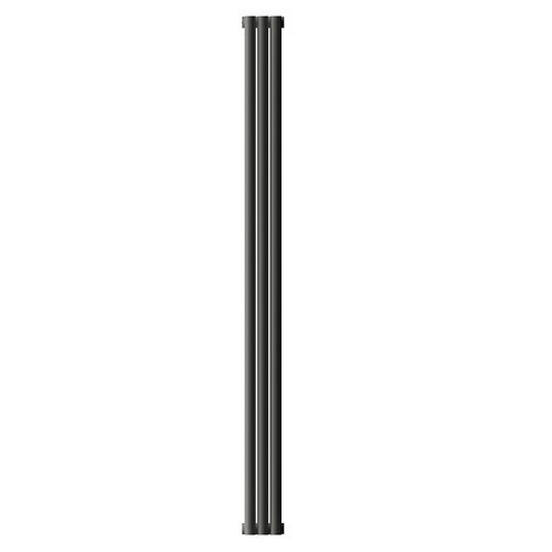 Стальной трубчатый радиатор отопления Empatiko Takt LR2-112-2000 Coal Black Стальной трубчатый радиатор отопления Empatiko Takt LR2-112-2000 Coal Black