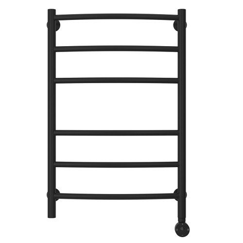 Электрический полотенцесушитель Стилье Формат 12 800х500 правый, матовый чёрный Электрический полотенцесушитель Стилье Формат 12 800х500 правый, матовый чёрный