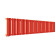 Стальной трубчатый радиатор отопления Empatiko Takt L1-1912-200 Scarlet Red