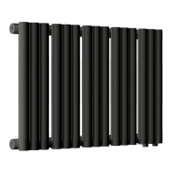 Стальной трубчатый радиатор отопления Empatiko Takt R1-592-300 Coal Black