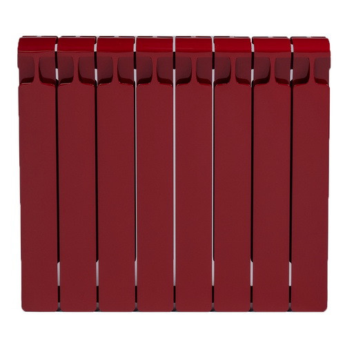 Биметаллический радиатор отопления Rifar Monolit 500 6 секций Бордо