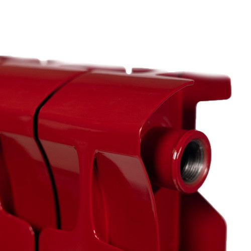 Биметаллический радиатор отопления Rifar Monolit 500 6 секций Бордо