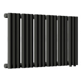 Стальной трубчатый радиатор отопления Empatiko Takt R1-712-300 Coal Black