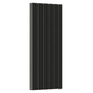 Стальной трубчатый радиатор отопления Empatiko Takt LR2-712-2000 Coal Black Стальной трубчатый радиатор отопления Empatiko Takt LR2-712-2000 Coal Black