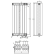 Стальной трубчатый радиатор отопления Empatiko Takt LR2-472-1750 Cream Grey