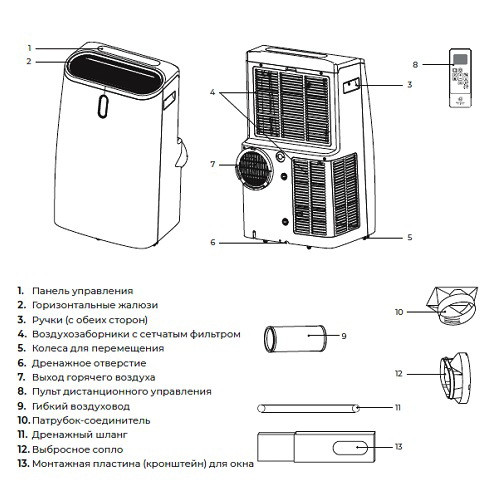 Мобильный кондиционер Royal Clima Strada RM-ST39CH-E Мобильный кондиционер Royal Clima Strada RM-ST39CH-E