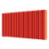 Стальной трубчатый радиатор отопления Empatiko Takt LR2-1192-300 Scarlet Red