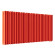 Стальной трубчатый радиатор отопления Empatiko Takt LR2-1192-300 Scarlet Red