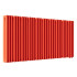 Стальной трубчатый радиатор отопления Empatiko Takt LR2-1192-300 Scarlet Red