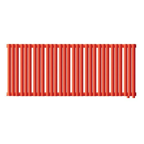 Стальной трубчатый радиатор отопления Empatiko Takt LR2-1192-300 Scarlet Red Стальной трубчатый радиатор отопления Empatiko Takt LR2-1192-300 Scarlet Red